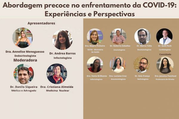 Webinar debate a abordagem precoce no tratamento da Covid-19