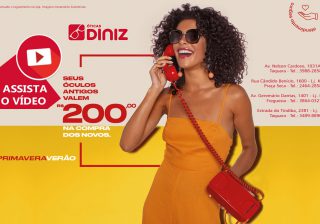 Óticas Diniz: traga seus óculos antigos e ganhe desconto